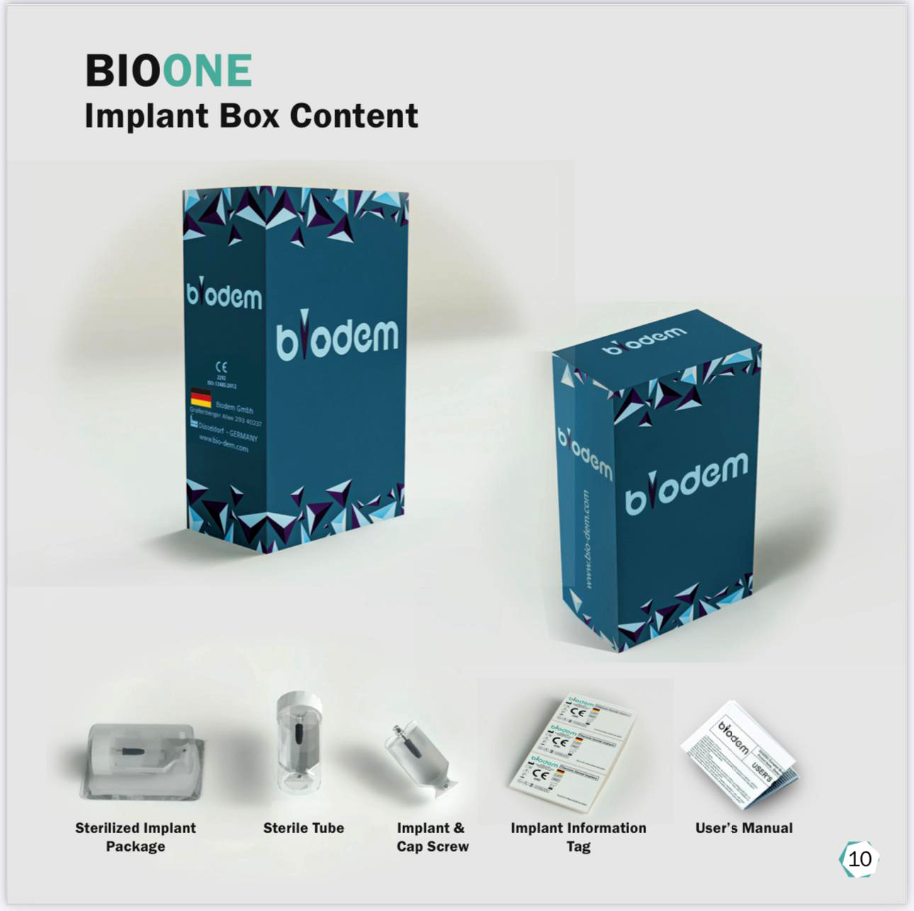 BIO - ONE KEMİK SEVİYESI İMPLANT