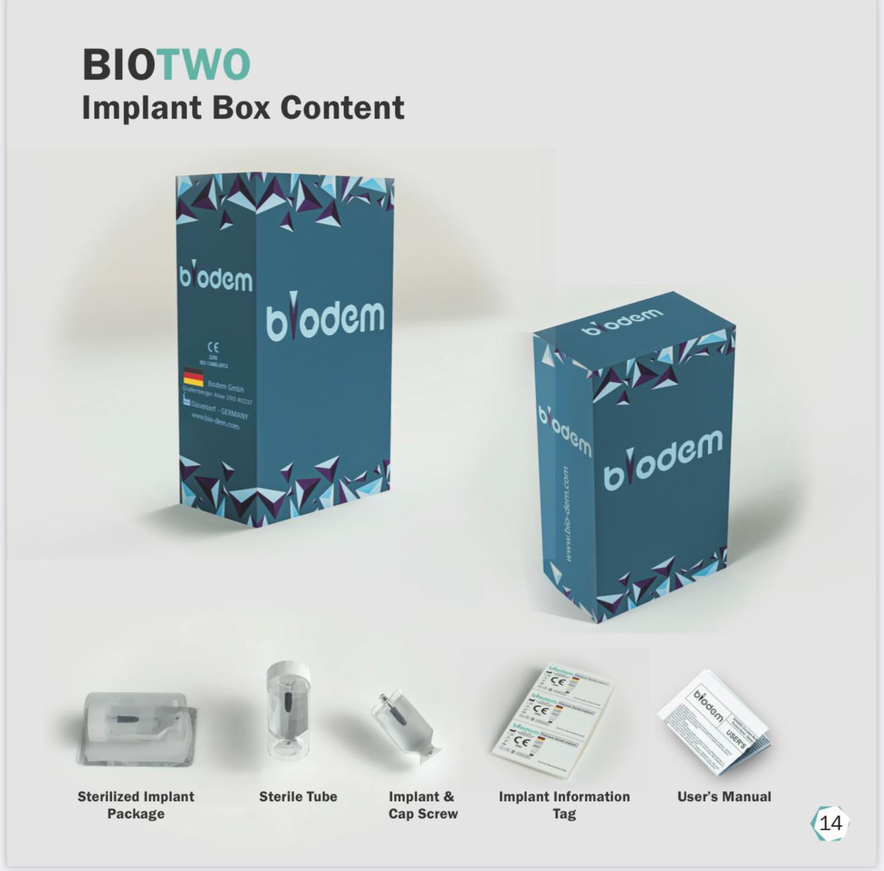 BIO - TWO KEMİK SEVİYESI İMPLANT